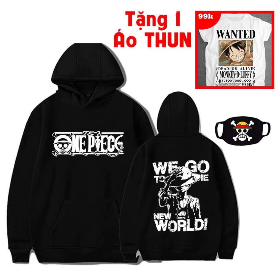 [KM Khủng ] Áo khoác áo hoodie One Piece Luffy giá siêu rẻ nhất vịnh bắc bộ