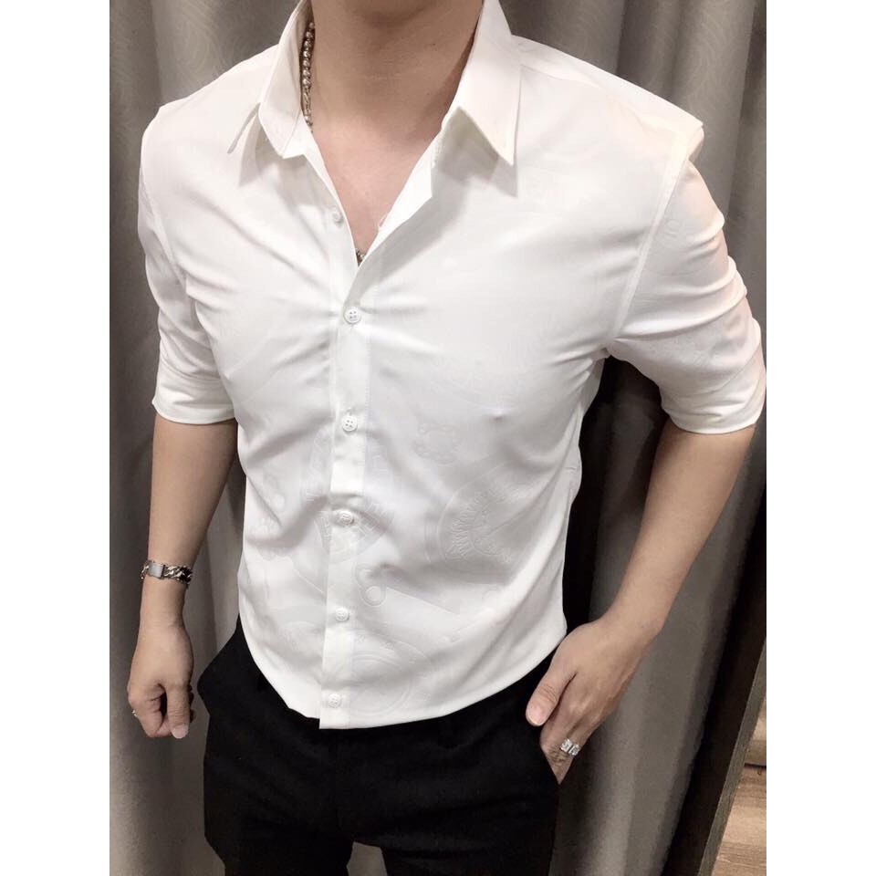 [HOT -----] Áo Sơ Mi Nam Tay Dài Trơn Đủ Màu Chất Xịn Mịn | BigBuy360 - bigbuy360.vn