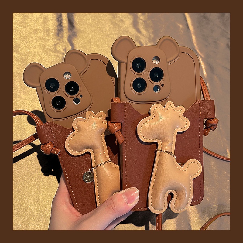 Ốp Điện Thoại Chống Sốc In Hình Gấu kaws 3D Cho iPhone X xs max xr 11 pro max 12 pro max 13 pro max