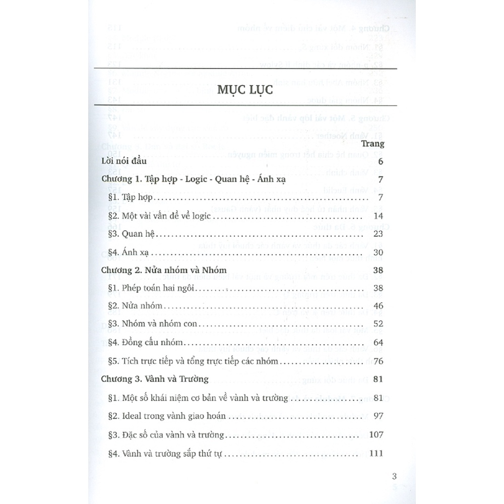 Sách - Cơ sở Đại số hiện đại