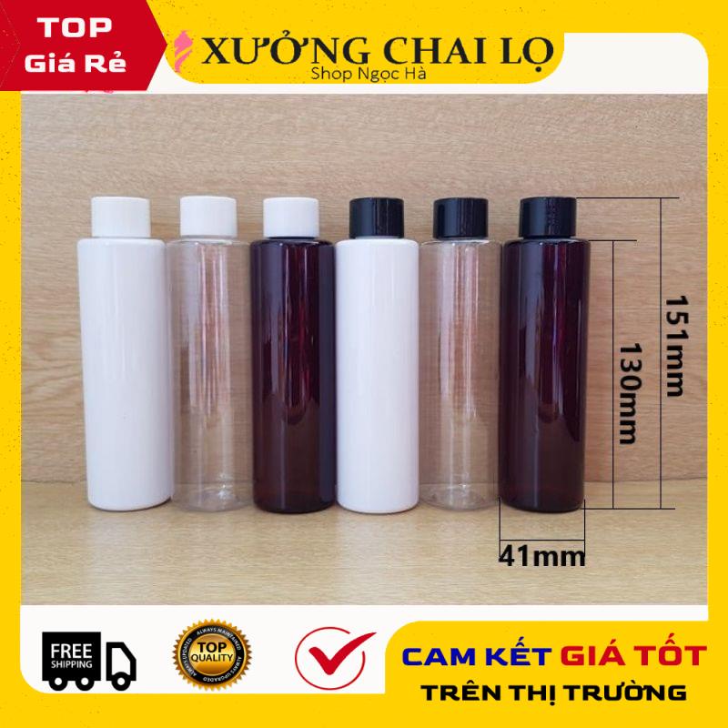 Chai Chiết Mĩ Phẩm ❤ GIÁ RẺ NHẤT ❤ Chai nhựa pet Nắp Vặn đen 150ml,200ml,250ml chiết mỹ phẩm , phụ kiện du lịch