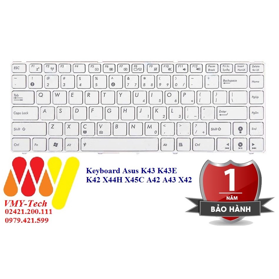 Bàn Phím Laptop Asus X45 X45A X45C X45U X45V NEW 100%