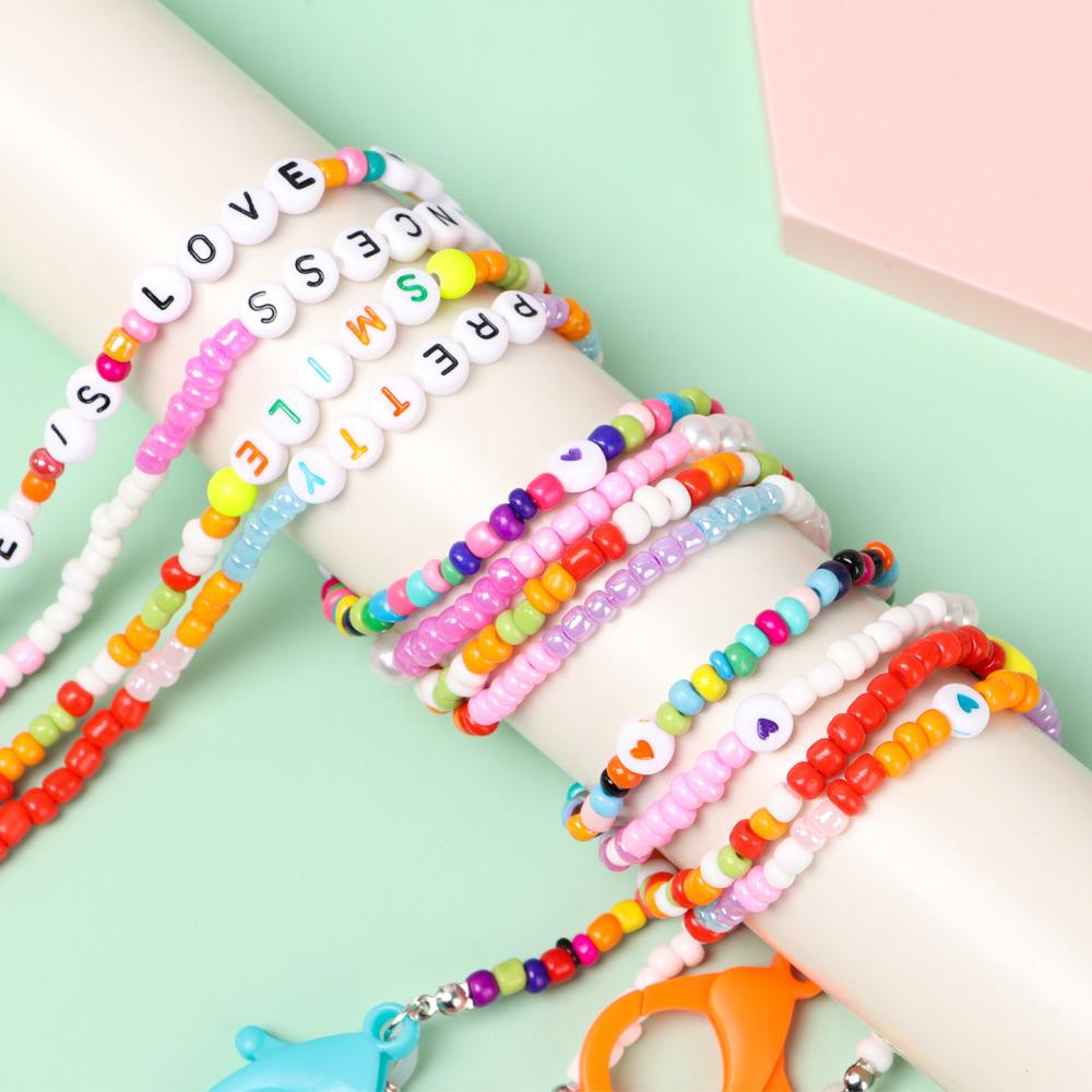 Dây Đeo Mắt Kính Chống Thất Lạc Dạng Chuỗi Hạt Phong Cách Retro Thời Trang