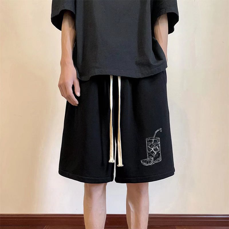 【6.6 Miễn Phí Vận Chuyển】Quần Short Thể Thao Nam Có Túi Plus Size Ngắn Lưng Dây Rút G28#
