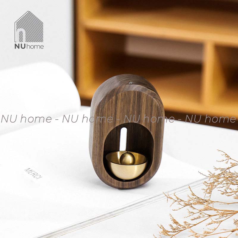 nuhome.vn | Chuông cửa bằng gỗ - Ring, chuông cửa phong cách Nhật Bản thiết kế đơn giản nhỏ gọn