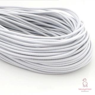 Cuộn Dây Thun Co Giãn Màu Trơn 3mm 10m