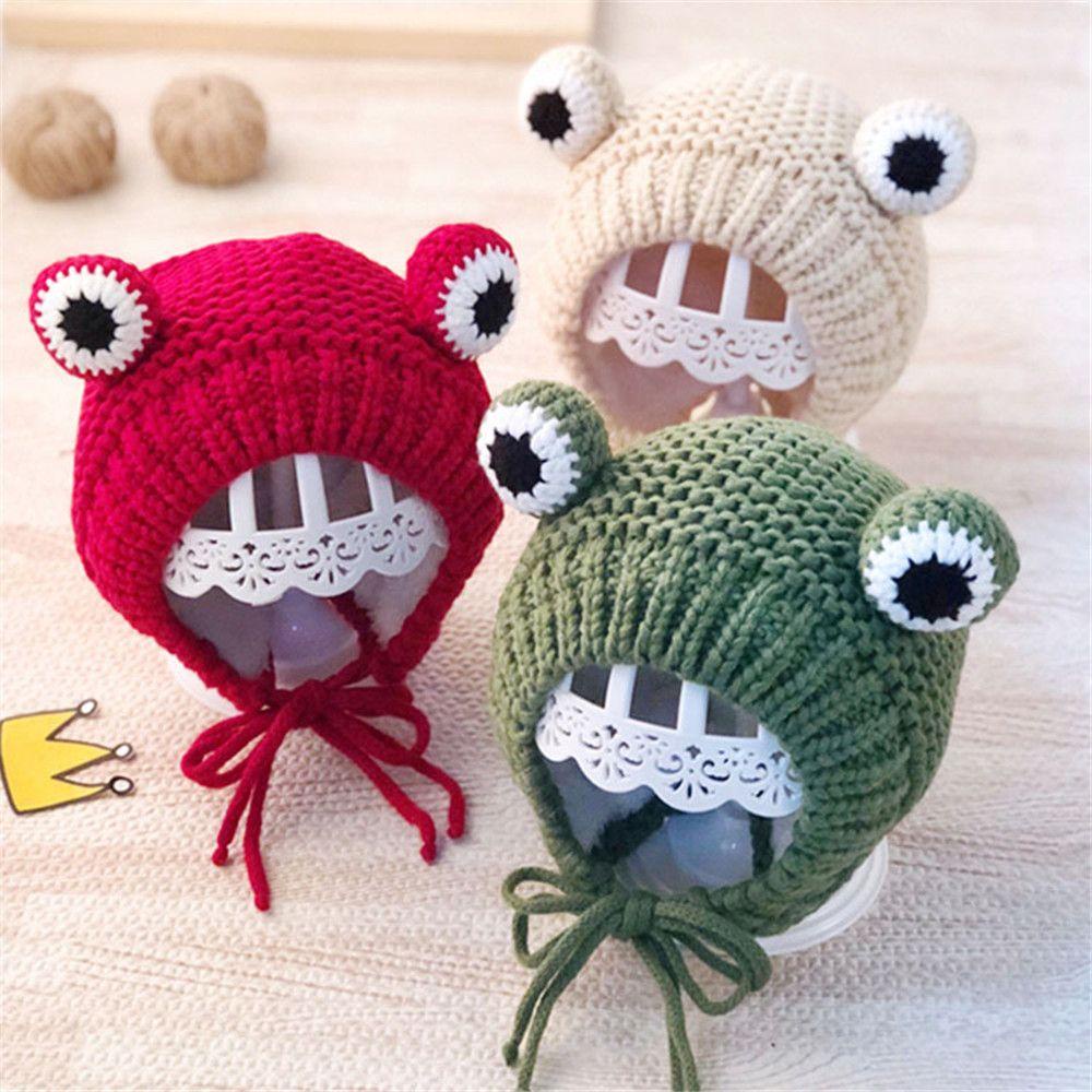 Mũ Len Hình Ếch Con Dễ Thương Cho Bé MIHAN1