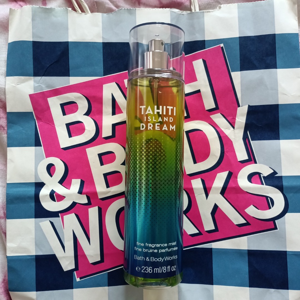 👑 L&G 💄 Xịt Thơm Mịn Da Lưu Hương Toàn Thân Bath & Body Works - Tahiti Island Dream - Mẫu Thử 30ml/50ml