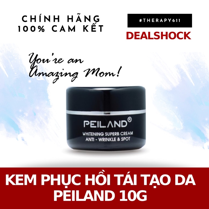 [𝗦𝗔𝗟𝗘15%] Kem Sữa Peiland Dưỡng Ẩm Phục Hồi Da Dị Ứng Hư Tổn 10gr