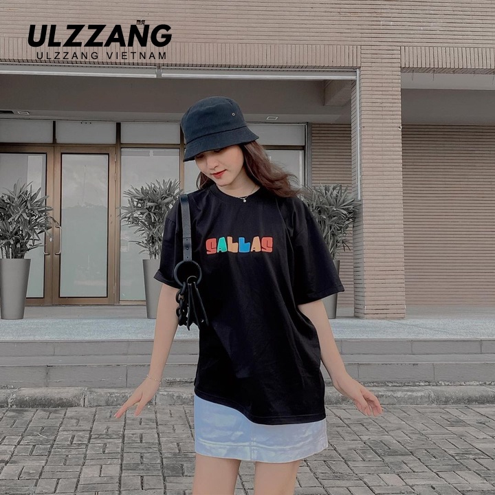 Áo thun nữ tay lỡ ULZZ ulzzang form dáng rộng Sallas