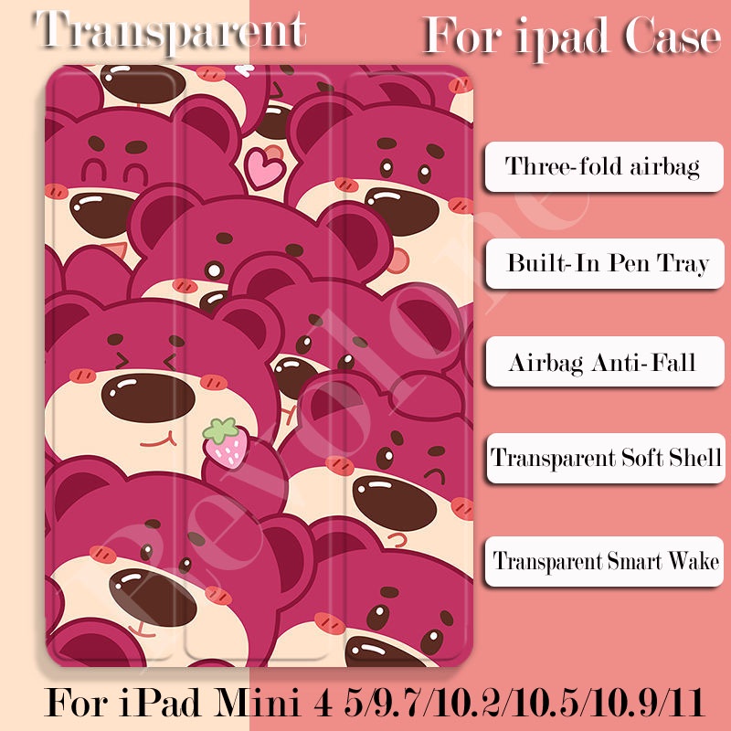 Ốp Máy Tính Bảng Trong Suốt Cho iPad 2020 2021 Pro 11 2019 10.2 7/8/9Th iPad 9.7 5/6Th Mini 4 5 Air 4 10.9