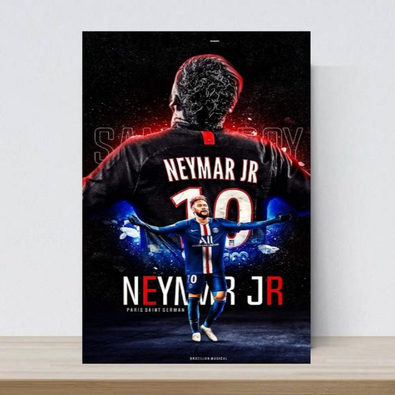 Tranh Treo Tường Không Khung Neymar Jr / A3 + / No