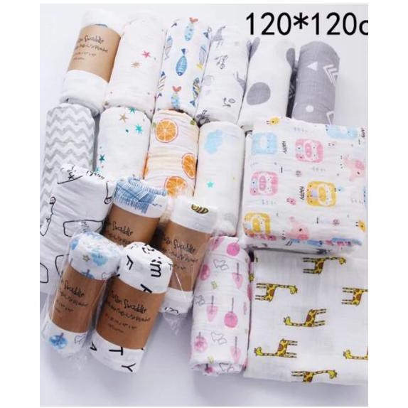 Khăn Tắm Xô Cotton 2 Lớp- Cho Bé Sơ Sinh Và Cả nhà