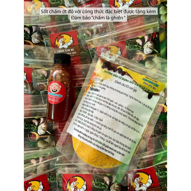 Gia vị làm gà ủ muối siêu ngon tại nhà