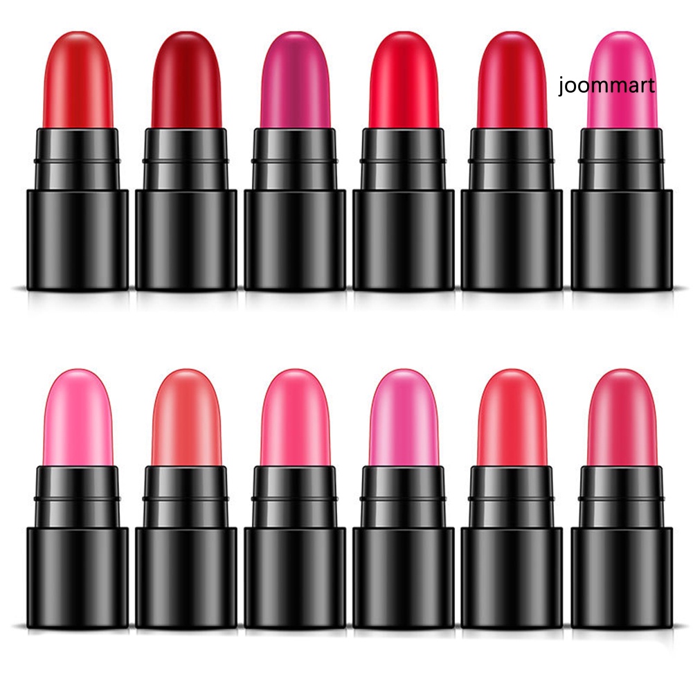 【JM】BIOAOUA 12Pcs Moisturizing Lipstick Long Lasting Waterproof Non Sticky Cosmetic