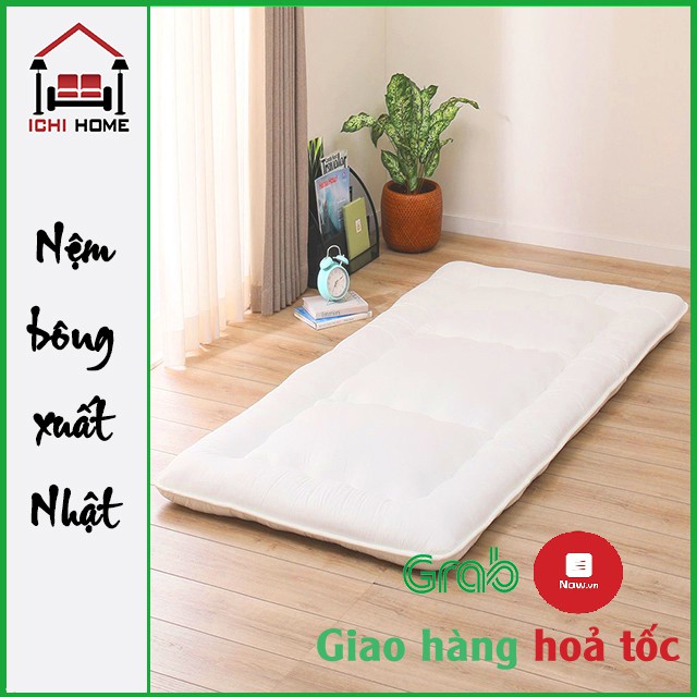 Nệm bông xuất Nhật  - 1mx2m, 1m4x2m, 1m6x2m - Dày 5-7cm