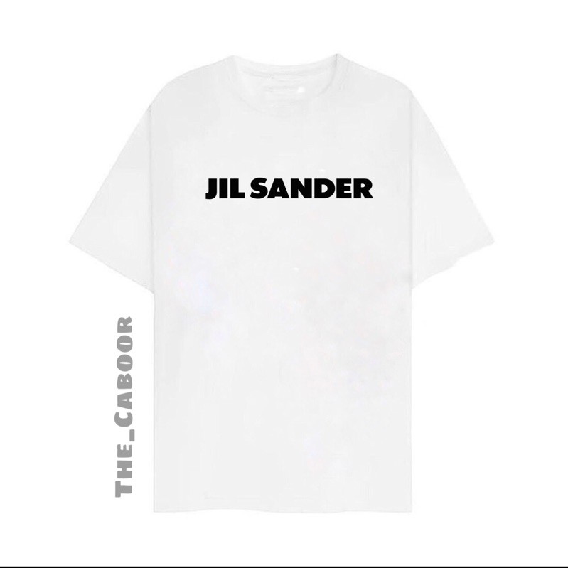 Áo phông Tee  form Oversize hoạ tiết chữ Jil Sander - thời trang Unisex nam nữ