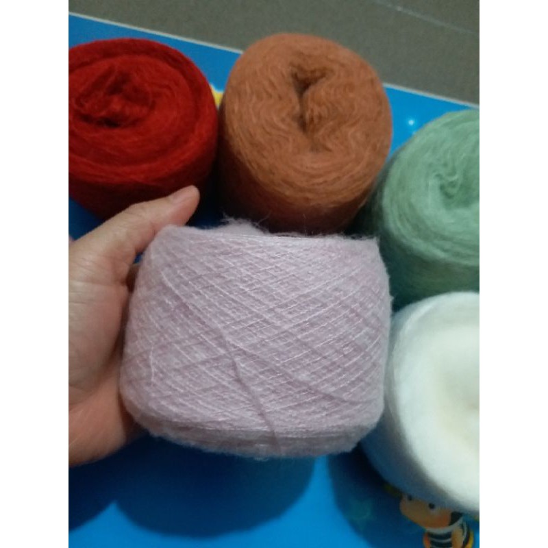 Len mohair sợi nhỏ và vừa, cuộn 100g