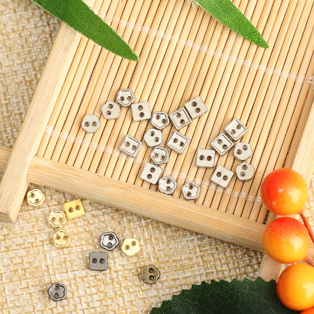 Set 10/20 Nút Áo 4mm Hai Lỗ Cho Búp Bê