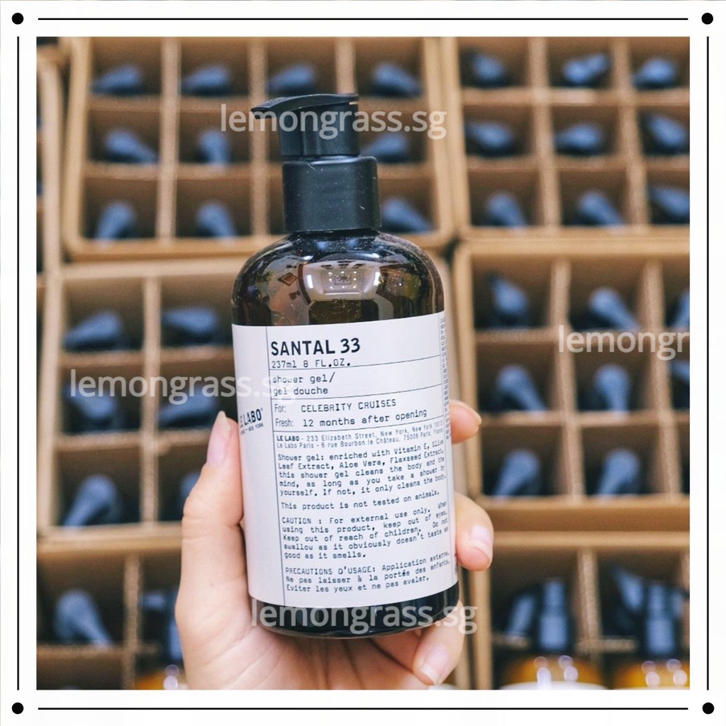 (Chính Hãng) Sữa Tắm Thơm Cao Cấp Le Labo Santal Mùi 33 237ml