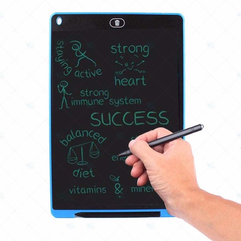 Bảng Viết Bảng Vẽ Điện Tử LCD Thông Minh Đơn Sắc Tự Động Xóa Cho Bé 8,5 inch
