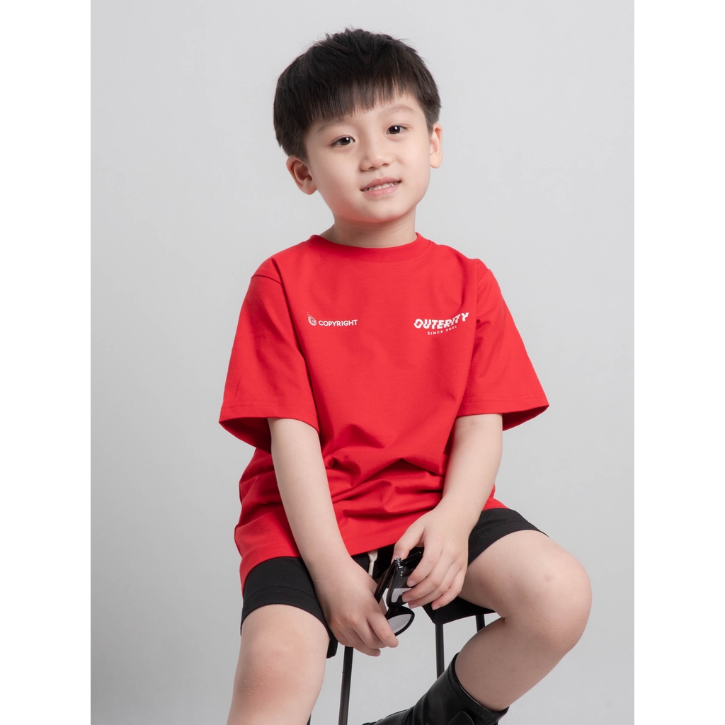 Áo thun trẻ em OuterityKids Bazic/ Đỏ - ORK110