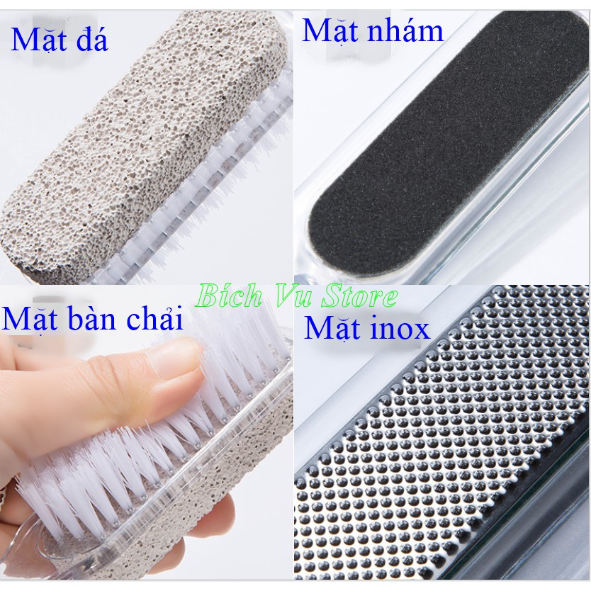 Cây chà mài gót chân (4 mặt)