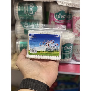 Combo 2 gói Tăm Bông Cán Gỗ MISU 100 que