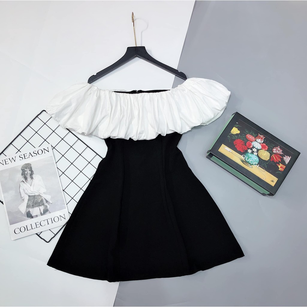 Váy tuyết mưa trễ vai bèo trắng xinh (kèm ảnh thật,video) | BigBuy360 - bigbuy360.vn