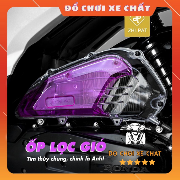 Ốp Pô E Trong Suốt SH 150i/125i / 2013-2019 (Ốp Lọc Gió, Chụp Pô E ) Chính Hãng ZHIPAT