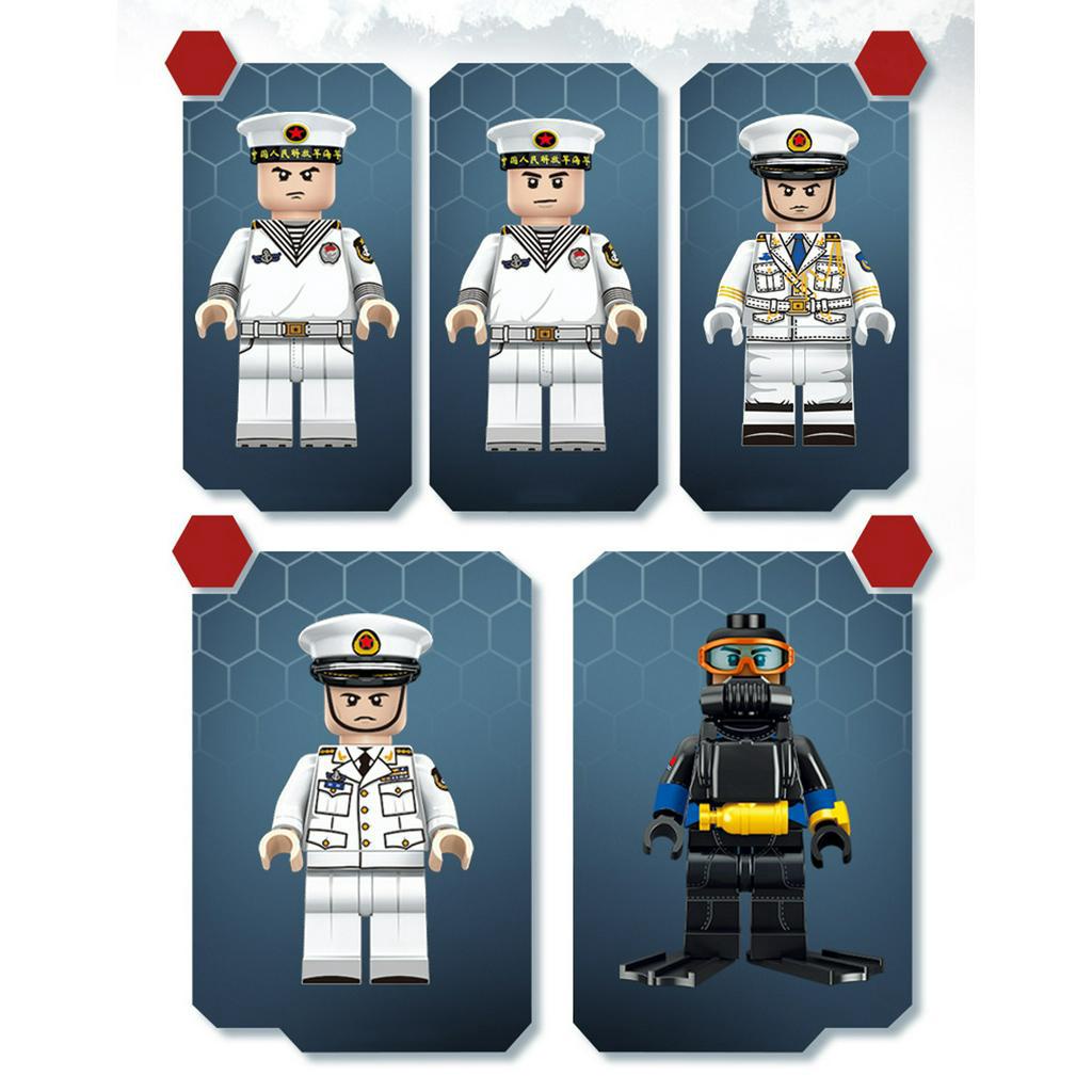 Đồ chơi Lắp ráp thuyền chiến hạn D52, Sembo Block 202029 Battle Ship, Xếp hình thông minh, Mô hình Tàu chiến