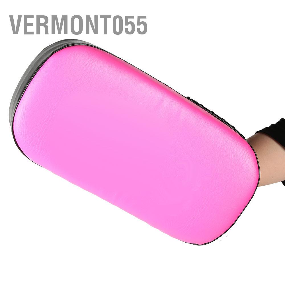 Vermont055 Thicken Kick Boxing Punching Mitts Pads Strike Curved Training Focus Target Muay Thai