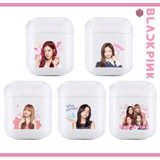 Ốp bảo vệ hộp đựng tai nghe airpods trong suốt in hình blackpink xinh xắn