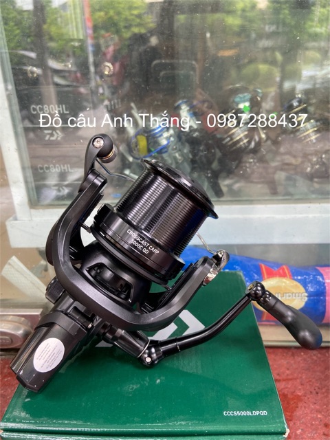 Máy câu cá cối nông Daiwa Crosscast Carp 5000C QD câu lục, câu biển