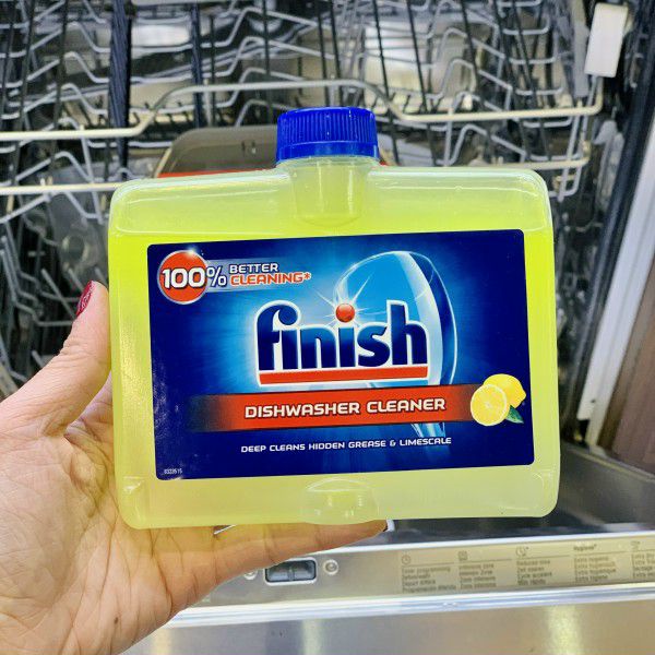 Dung dịch vệ sinh máy rửa bát Finish 250ml, hàng Đức