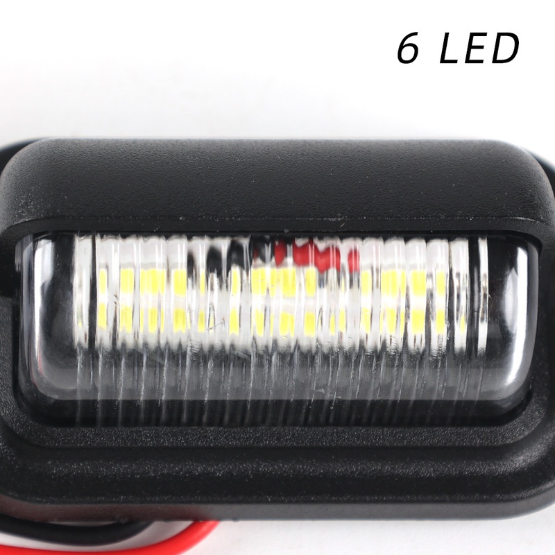 1 Đèn LED 6 Bóng Gắn Biển Số Xe Hơi / Xe Tải / Tàu Thuyền