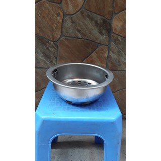 Combo 10 bầu đựng than chất liệu inox cho bếp nướng than hoa âm bàn, bếp nướng âm Hàn Quốc