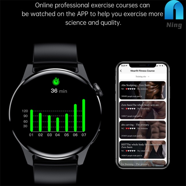 Đồng Hồ Thông Minh Đa Năng Theo Dõi Tình Trạng Sức Khỏe Ning I29 Kết Nối Bluetooth