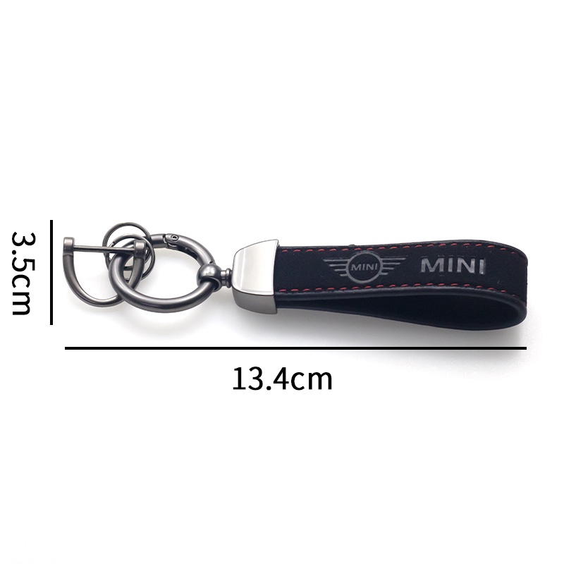 1 Móc Khóa Da Lộn Hình Logo Xe Hơi Mini Cooper One S R50 R53 R56 R60 F55 F56 R57
