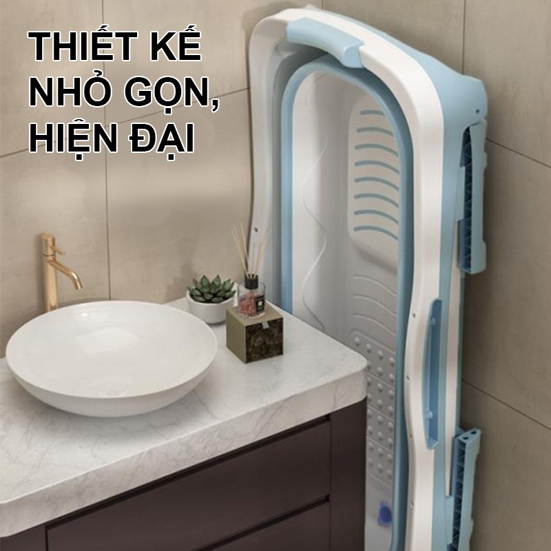 Bồn tắm gấp gọn người lớn cao cấp - nhựa PP và TPE an toàn - bể bơi mini cho trẻ em - gọn gàng, đa năng, bền bỉ.