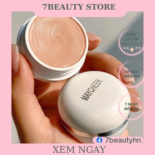 [Bộ]Kem Nền Maycheer +1 Chổi Cọ Dùng Trong Phun Xăm và Trang Điểm