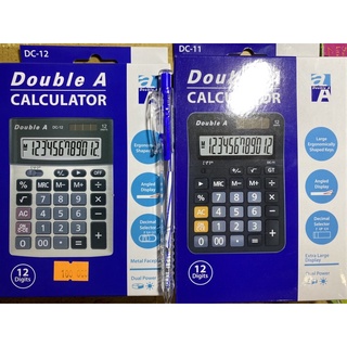 Máy tính tiền Double A 12 số DC-11 và DC-12. - Văn phòng phẩm Thu Thảo
