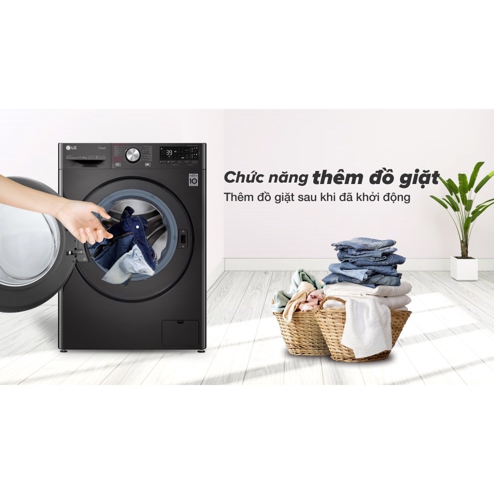 Máy giặt sấy LG Inverter 13 kg FV1413H3BA