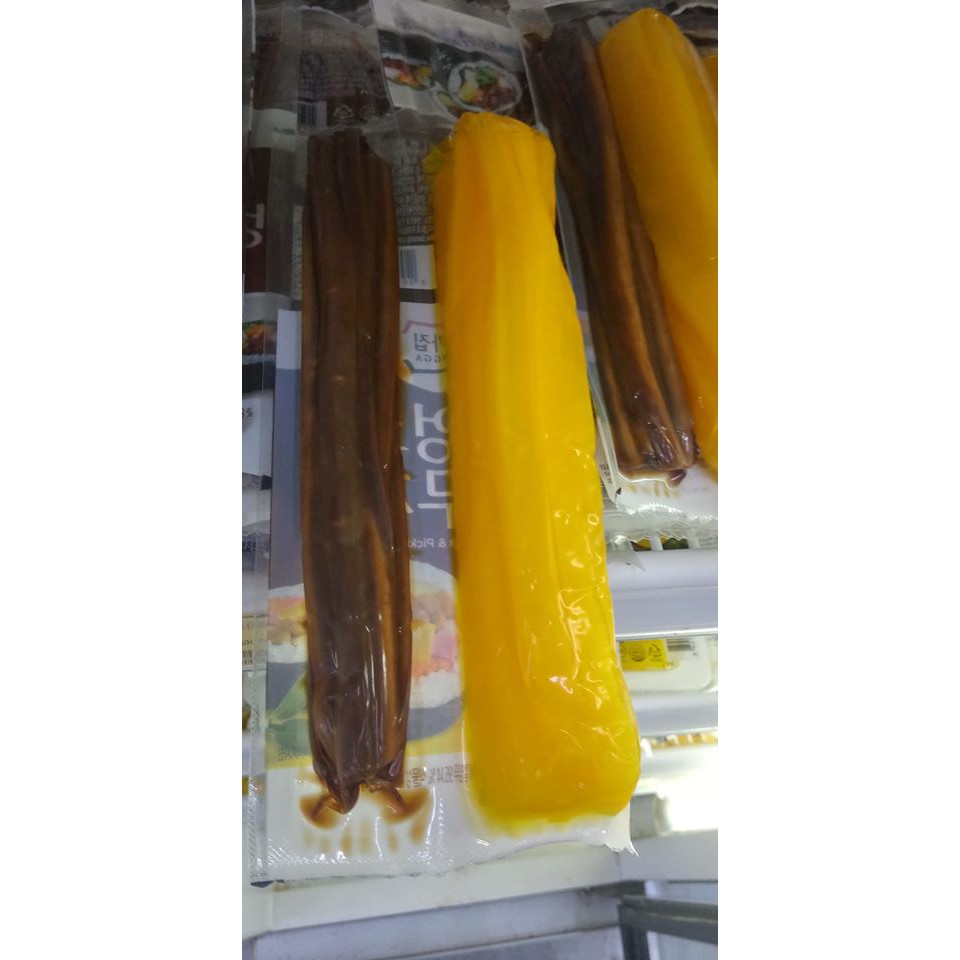 Củ cải muối kèm ngưu bàng 250G - 우엉 단무지