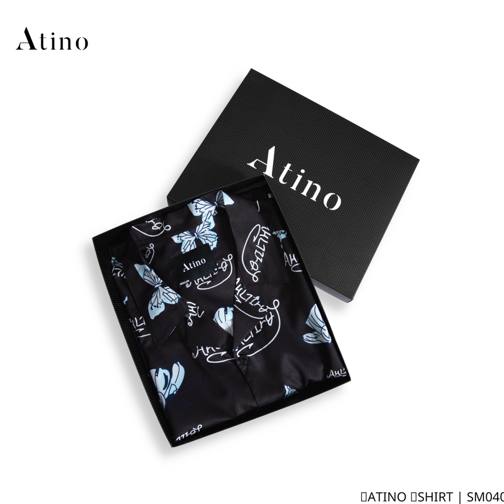 Áo sơ mi dài tay nam BUTFL ATINO vải lụa form regular SM0404 | BigBuy360 - bigbuy360.vn