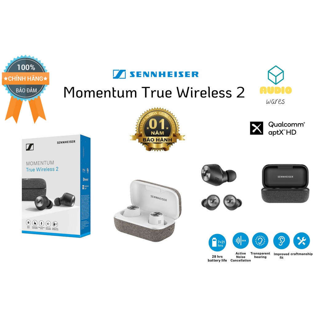 Tai Nghe Sennheiser Momentum True Wireless 2 - Hàng Mới 100%