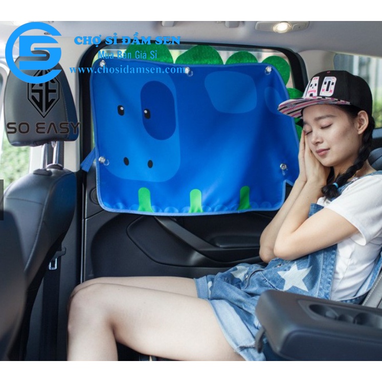 Tấm,màn, rèm che nắng cửa sổ 3 lớp, hình hoạt hình dễ thương CUTE cho xe hơi, xe ô tô (Giao ngẫu nhiên) G334-RemCNoto