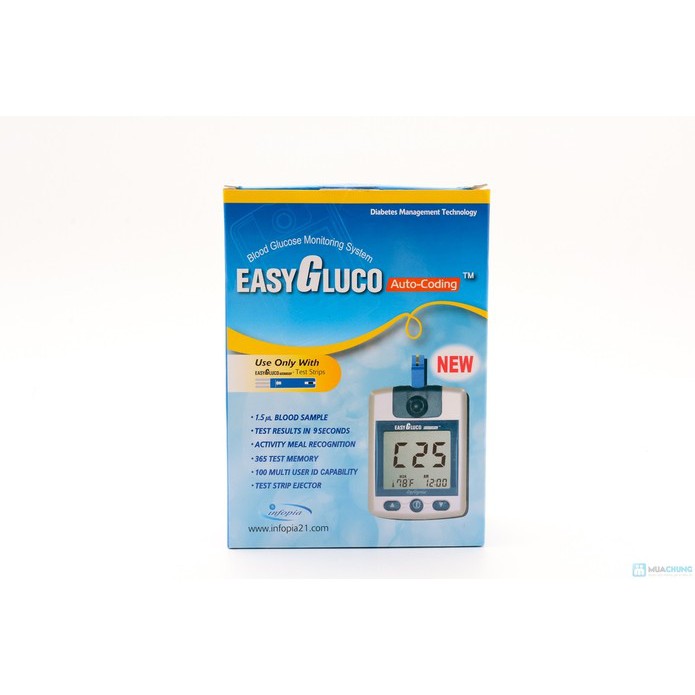 Que thử đường huyết Easy Gluco 25 que