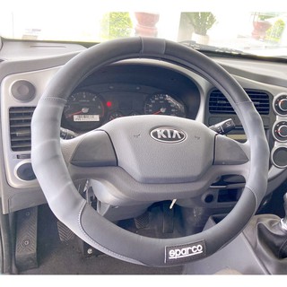 Bọc vô lăng xe tải Kia K250 , K200 , bongo, Vô lăng đường kính 38cm hiệu Sparco cao cấp.