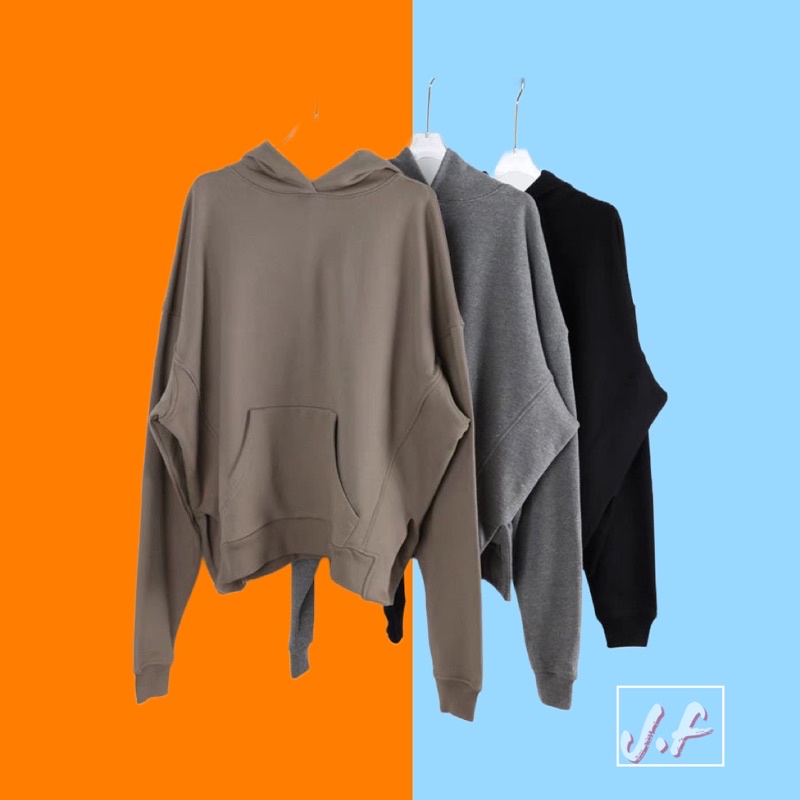✨  - Áo Khoác Mùa Đông FOG Xẻ Tà Phong Cách Hàn Quốc Nam & Nữ || Fear Of God Villain Layer Hoodie